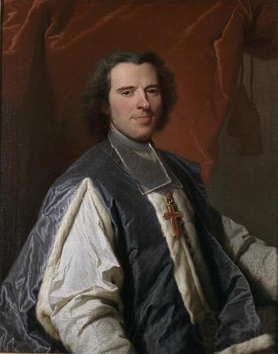 Hyacinthe Rigaud Portrait de Claude de Saint-Simon (1695-1760), eveque de Metz Norge oil painting art